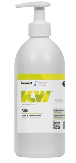 KW Silk hajusteeton käsi- ja vartalovoide