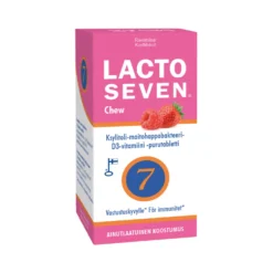 LACTO Seven Chew mansikka-vadelmanmakuinen maitohappobakteerivalmiste