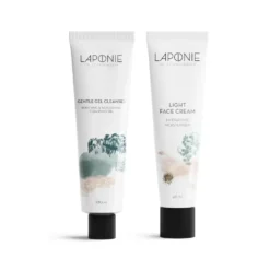 Laponie of Scandinavia Gel Cleanser & Light Face Cream rasvoittuvan ihon tuotesetti