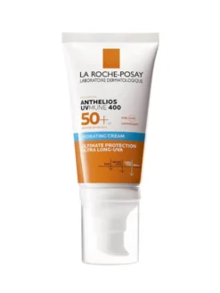 LA ROCHE-POSAY Anthelios UVMune Hydrating Cream SPF 50+ aurinkosuojavoide kasvoille ja silmänympärysalueelle