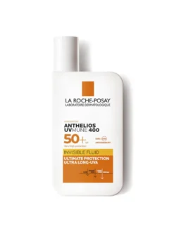LA ROCHE-POSAY Anthelios UVMune Invisible Fluid SPF 50+ aurinkosuojaemulsio kasvoille ja silmänympärysalueelle