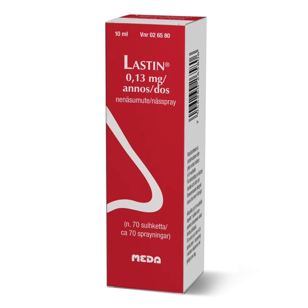LASTIN 0,9 mg/ml nenäsumute, liuos