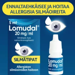 LOMUDAL 20 mg/ml silmätipat, liuos