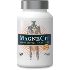 MAGNECIT Magnesiumsitraatti + B6 tabletti 100 kpl