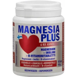 MAGNESIA Plus magnesium – inuliini - B-vitamiinitabletti