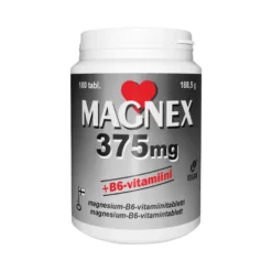 MAGNEX 375 mg + B6-vitamiini magnesiumtabletti