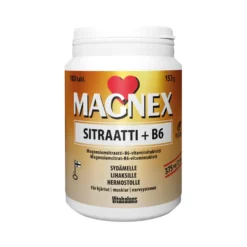 MAGNEX Sitraatti + B6-vitamiini magnesiumsitraattitabletti 100 tabl
