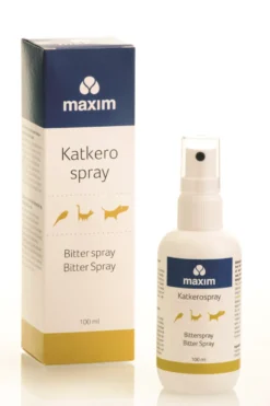 MAXIM Katkerospray puremisen ja nuolemisen estämiseen kaikenlaisille eläimille