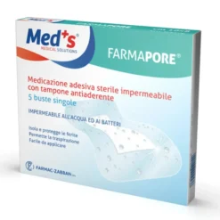 MEDS FARMAPORE vedenpitävä haavasidos 12x10 cm 5 kpl