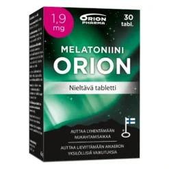 MELATONIINI Orion 1,9 mg nieltävä tabletti 30 kpl