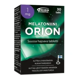 MELATONIINI Orion 1 mg suussa hajoava tabletti 30 kpl