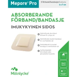 MEPORE Pro haavasidos vedenkestävä 6 x 7 cm 5 kpl
