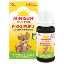 MINISUN Junior Pikkupupu D-vitamiinitippa 10 ml