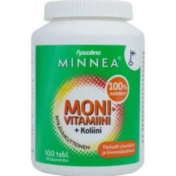 Minnea monivitamiini+koliini 100 tabl
