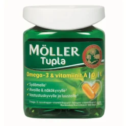 MÖLLER Tupla kalaöljykapseli 100 kpl