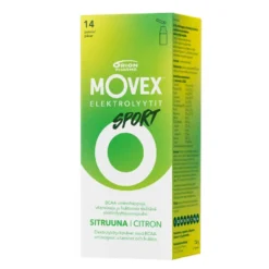 MOVEX Elektrolyyttijuomajauhe sport sitruunanmakuinen annospussi