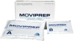 MOVIPREP 0,1 g/ml jauhe oraaliliuosta varten annospussi