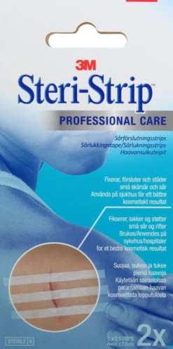 3M Steri-Strip haavansulkuteippi valkoinen 6 mm x 75mm