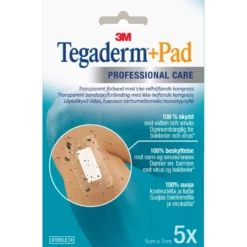 3M Tegaderm+Pad Haavakalvo tyynyllä 5 cm x 7 cm 5 kpl