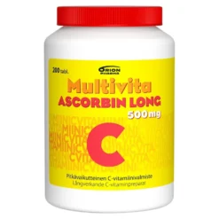 MULTIVITA Ascorbin Long 500 mg tabletti 200 kpl
