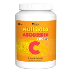 MULTIVITA Ascorbin 500 mg tabletti 200 kpl
