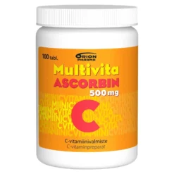 MULTIVITA Ascorbin 500 mg tabletti 100 kpl