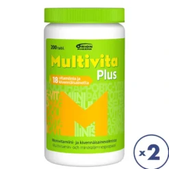 MULTIVITA Plus monivitamiinitabletti 2x200 kpl