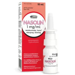 NASOLIN nenäsumute, liuos 1 mg/ml 10 ml
