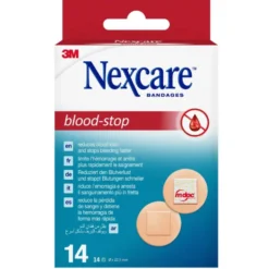 Nexcare Blood-Stop Spot laastari 22 mm 14 kpl