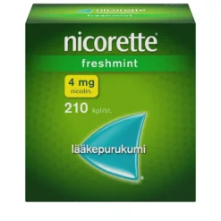 NICORETTE FRESHMINT 4 mg lääkepurukumi 210 kpl