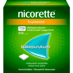 NICORETTE FRUITMINT 2 mg lääkepurukumi
