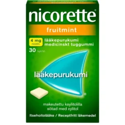 NICORETTE FRUITMINT 4 mg lääkepurukumi