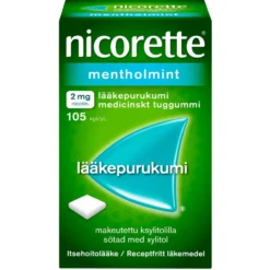 NICORETTE MENTHOLMINT 2 mg lääkepurukumi