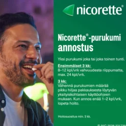 NICORETTE 2 mg lääkepurukumi