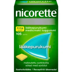 NICORETTE 4 mg lääkepurukumi