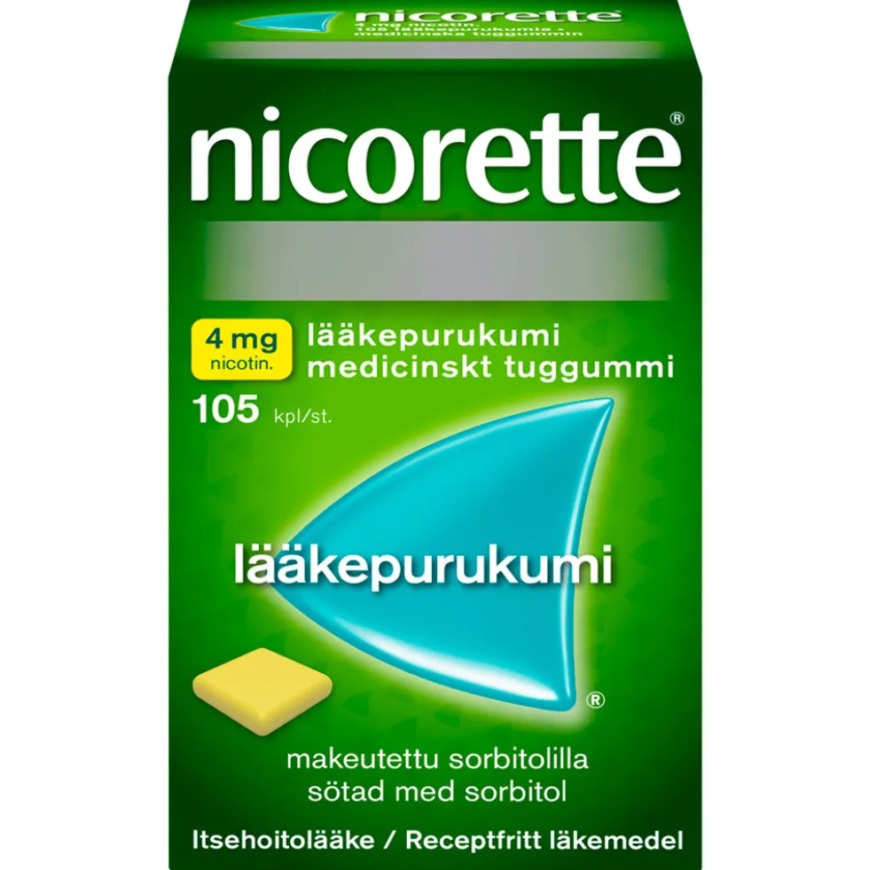NICORETTE 4 mg lääkepurukumi