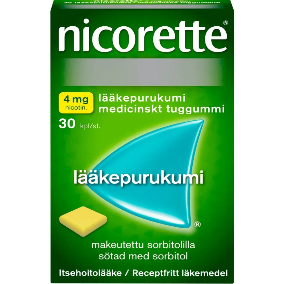 NICORETTE 4 mg lääkepurukumi