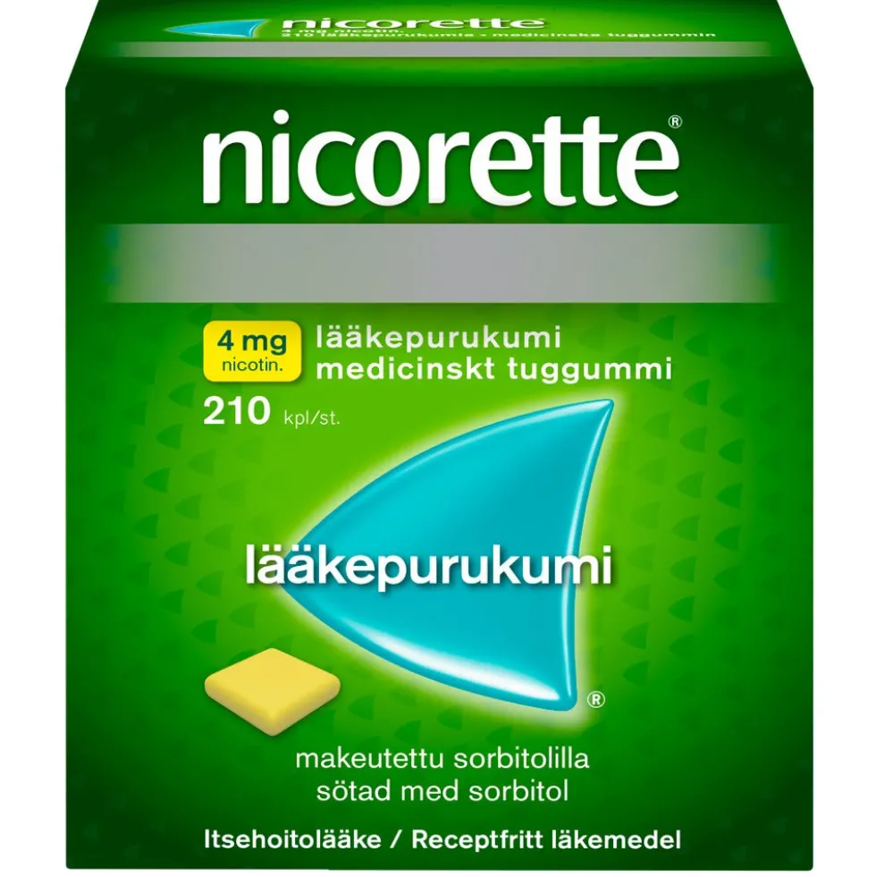 NICORETTE 4 mg lääkepurukumi