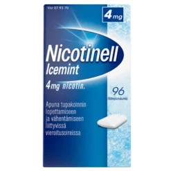 NICOTINELL ICEMINT 4 mg lääkepurukumi