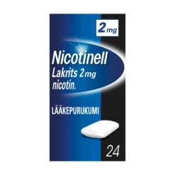 NICOTINELL LAKRITS 2 mg lääkepurukumi