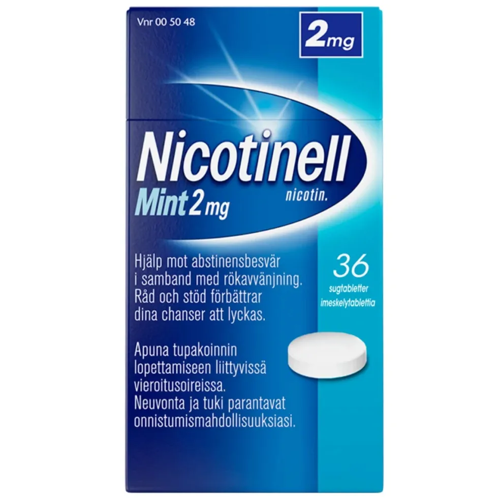 NICOTINELL MINT 2 mg imeskelytabletti