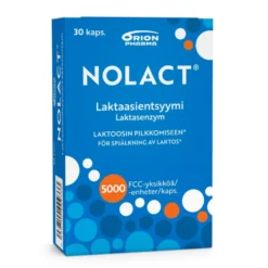 NOLACT Laktaasientsyymi 5000 FFC kapseli 30 kpl