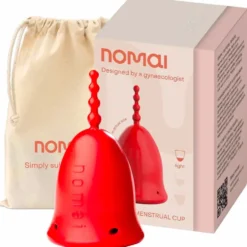NOMAI Kuukuppi Light, punainen 1 kpl