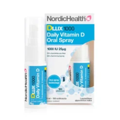 NORDIC Health Dlux 1000 IU D3-vitamiinisuusuihke