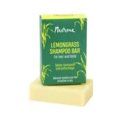 NURME Lemongrass shampoo bar palashampoo herkälle hiuspohjalle