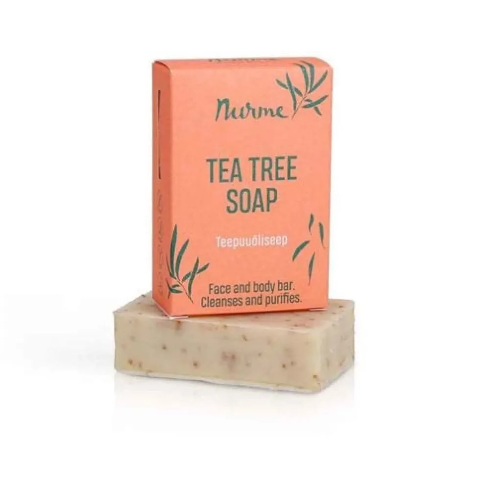 NURME Tea Tree Soap teepuupalasaippua epäpuhtaalle iholle