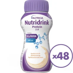 NUTRIDRINK Protein 2.0 Aprikoosi 48 pulloa