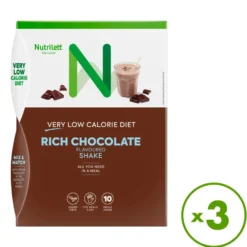 Nutrilett Rich Chocolate Shake VLCD ruokavalionkorvike 3x10x35 g