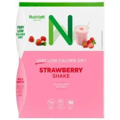 Nutrilett Strawberry Shake VLCD ruokavalionkorvike 10x35 g