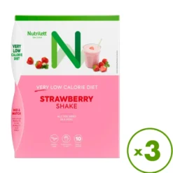 Nutrilett Strawberry Shake VLCD ruokavalionkorvike 3x10x35 g